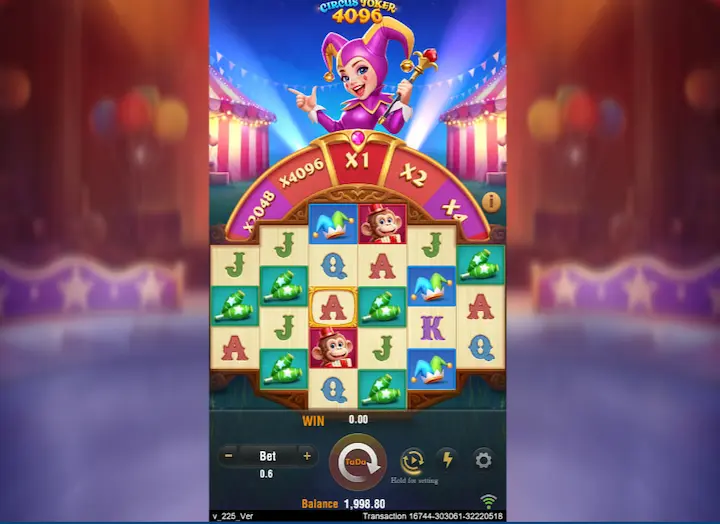 Fitur Circus Joker 4096