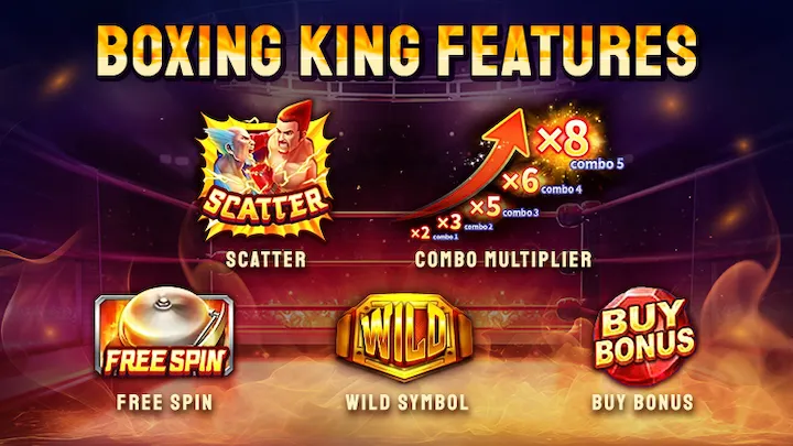 Symbol Boxing King Jili Gaming PLAYME8